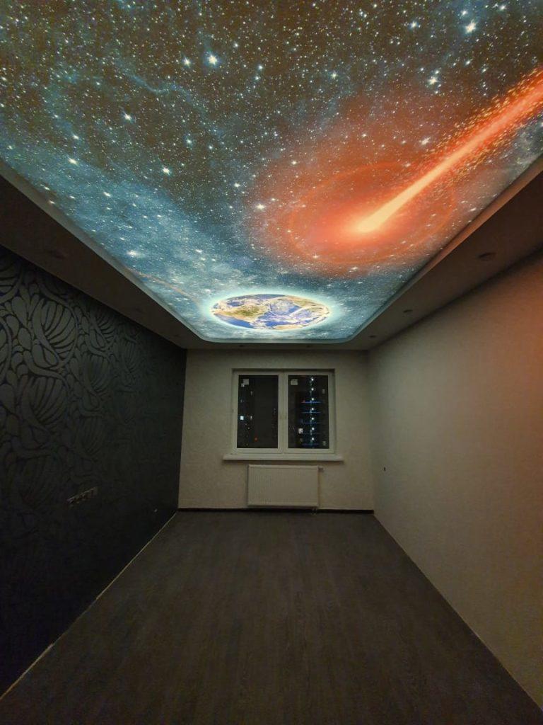 Выбрать рисунок на потолок для фотопечати